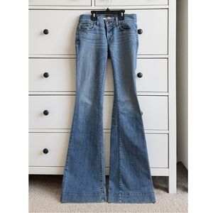 J Brand Light Blue Flare Jeans Low Rise.